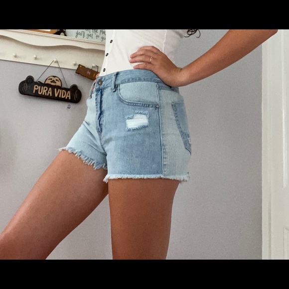 Rewash multicolored ripped shorts - Picture 1 of 7